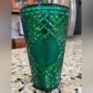 Starbucks 2022 Green Jewel 16oz Tumbler NWT